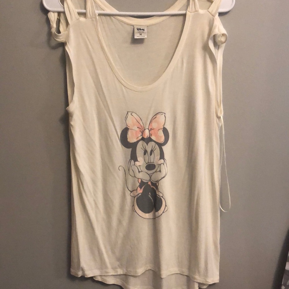 cream minnie mouse t-shirt